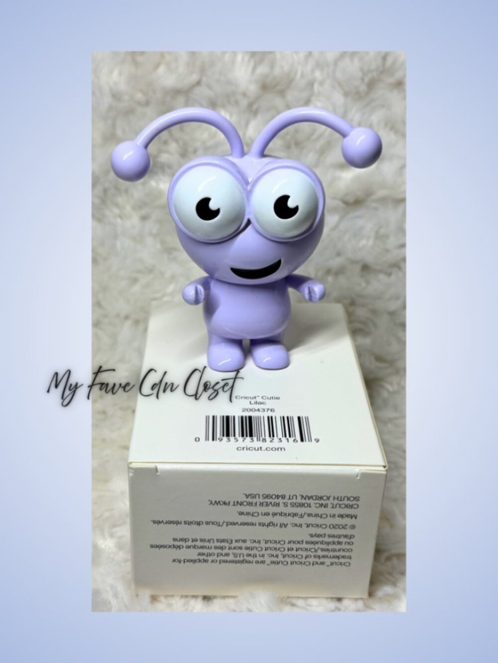 NEW in Box Cricut CUTIE Figurine **LILAC**
